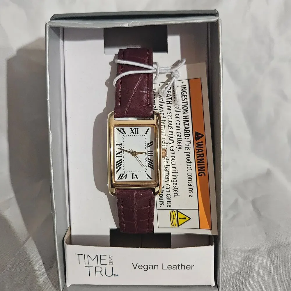 TimeTru Watch Vegan Leather